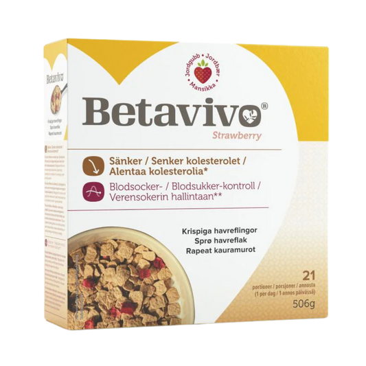 Betavivo 燕麦脆片 - 草莓味 506 g｜Betavivo Kauramurot - Mansikka 506 g
