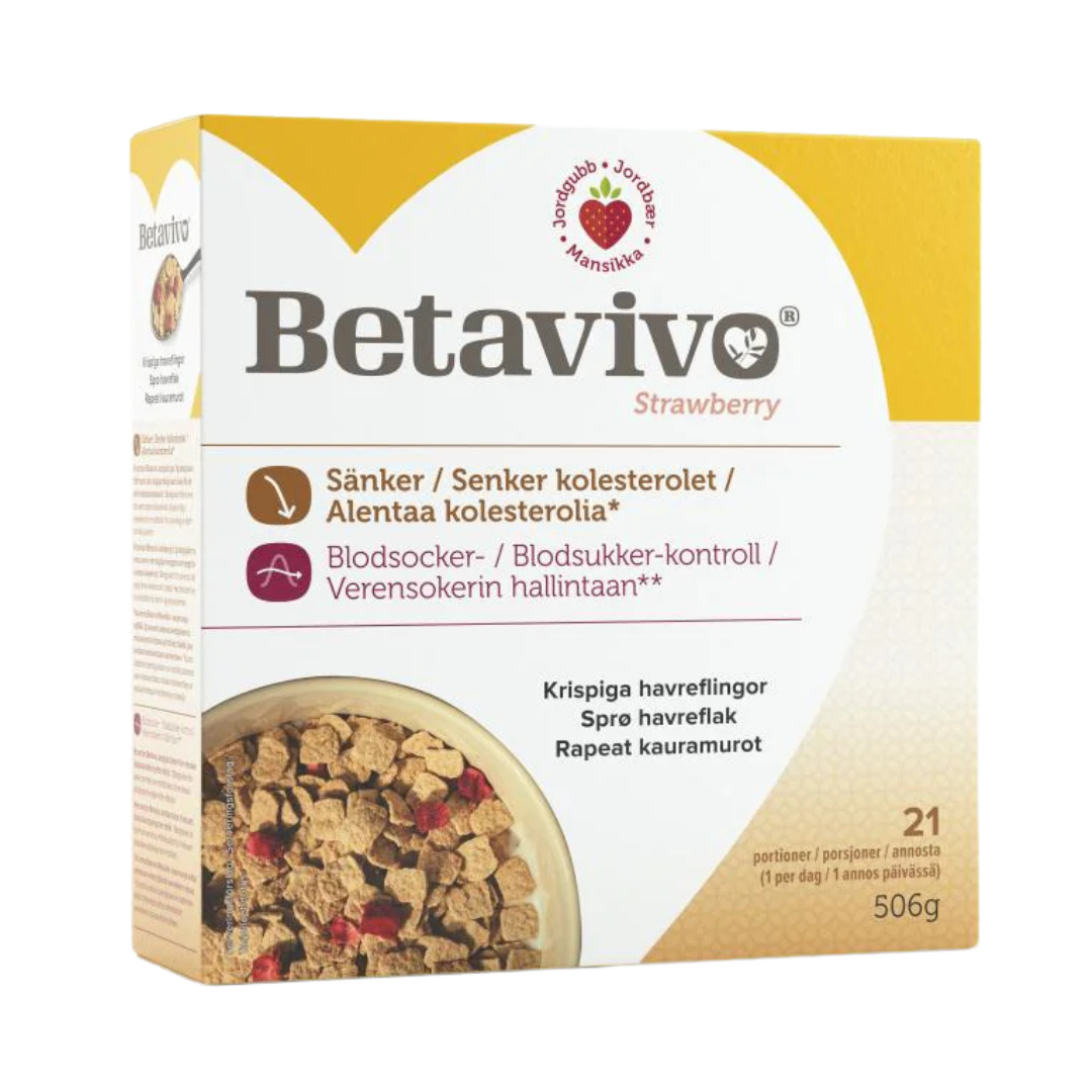 Betavivo 燕麦脆片 - 草莓味 506 g