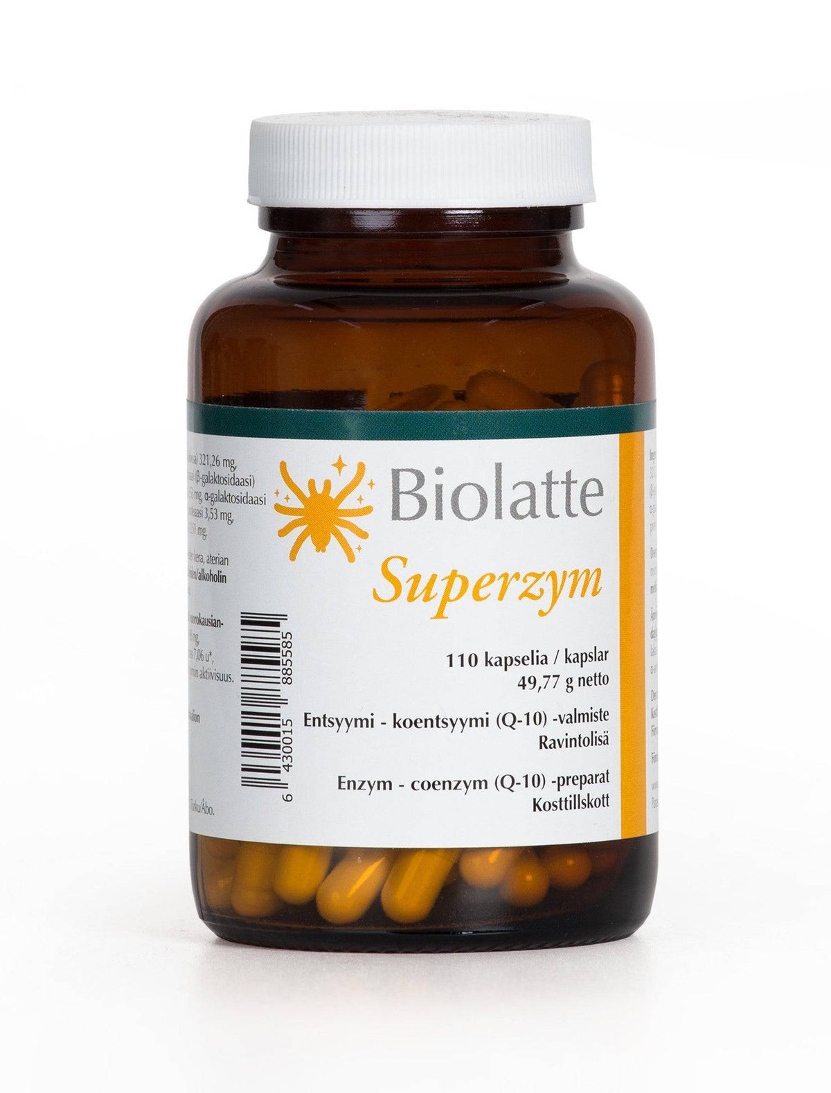 Biolatte Superzym 消化酶 110粒 - 2027年1月批次