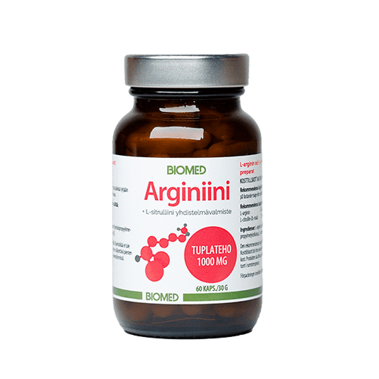 Biomed 精氨酸 60粒｜Biomed Arginiini 60 kaps.