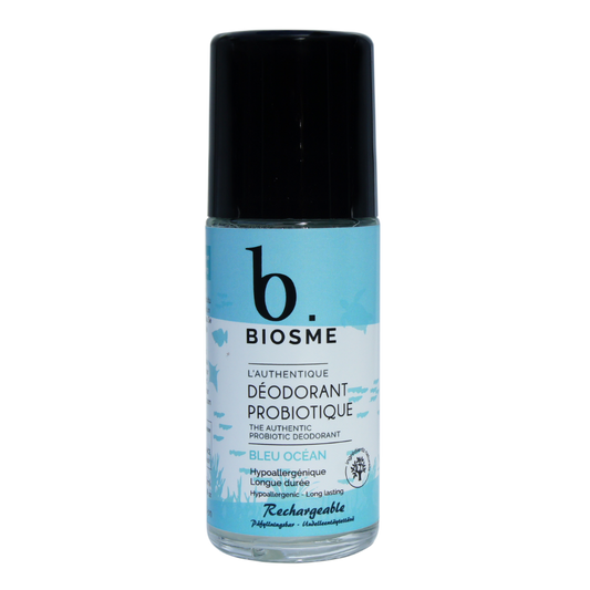 Biosme 益生菌滚珠止汗剂 海洋蓝香型 50 ml｜Biosme Probiotic Deodorant Bleu Ocean - Roll-On Deodorantti 50 ml