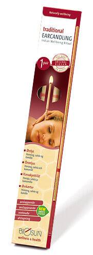 传统耳烛 2 kpl｜Biosun Traditional korvakynttilät 2 kpl