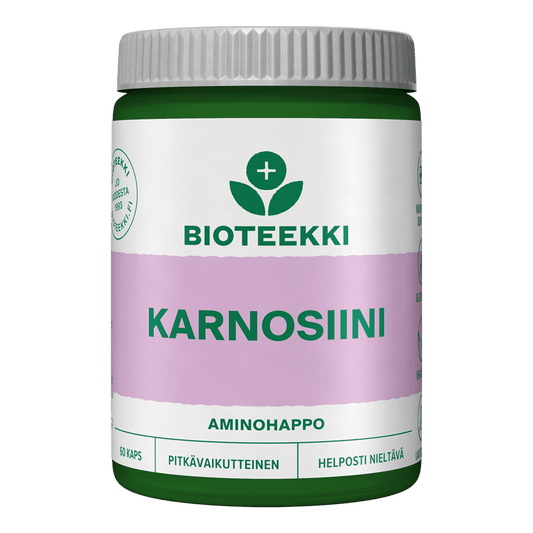 生物科技 肌肽 60粒｜Bioteekki Karnosiini 60 kaps.