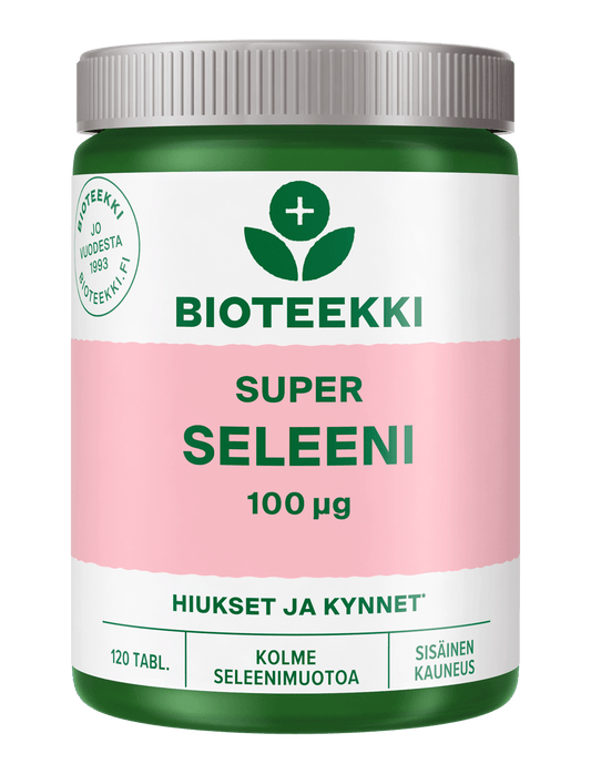 Bioteekki超级硒100微克 120片｜Bioteekki Super Seleeni 100 µg - 120 tabl.