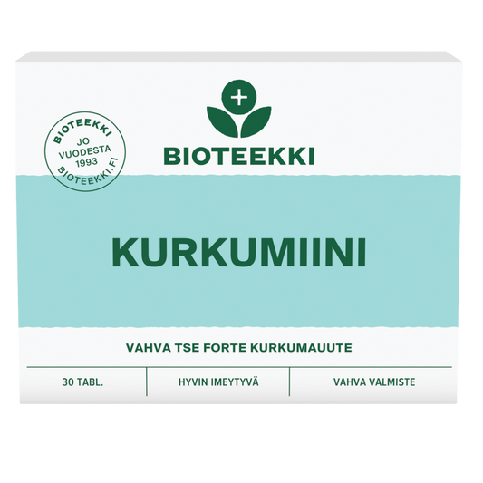 生物科技 超级姜黄素 - 强效 TSE Forte - 姜黄提取物 30片｜Bioteekin Super Kurkumiini - Vahva TSE Forte - Kurkumauute 30 tabl.