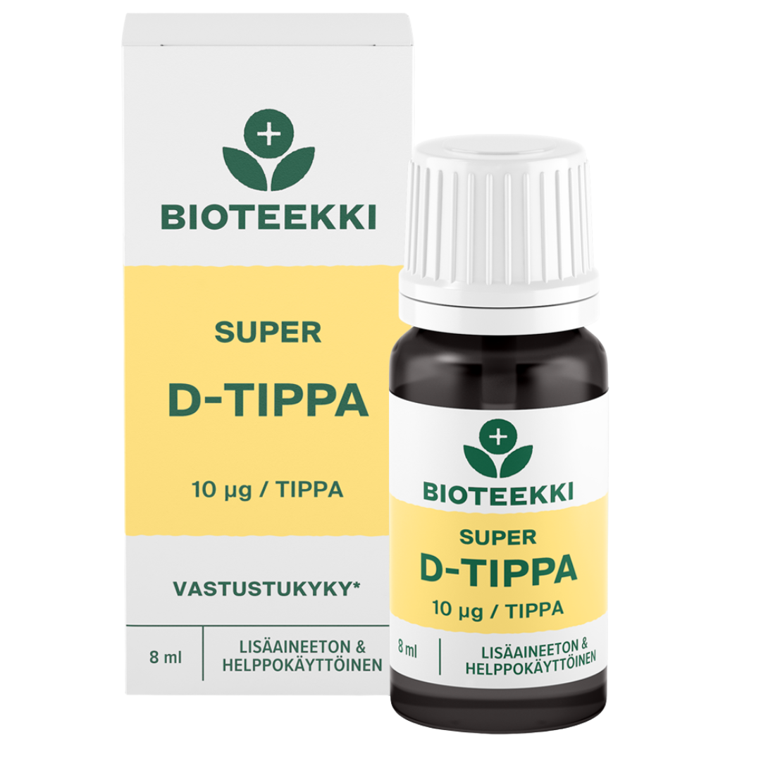 Bioteekin Super D-tippa｜Bioteekki Biotek 的 Super D 滴剂