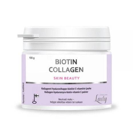 Biotin Collagen jauhe 100 g｜Vitabalans 生物素胶原蛋白粉 100 g