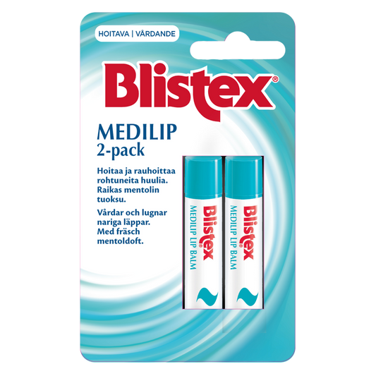 润唇膏 2支装 4,25 g｜Blistex Medilip - Huulivoide 2 kpl 2 x 4,25 g
