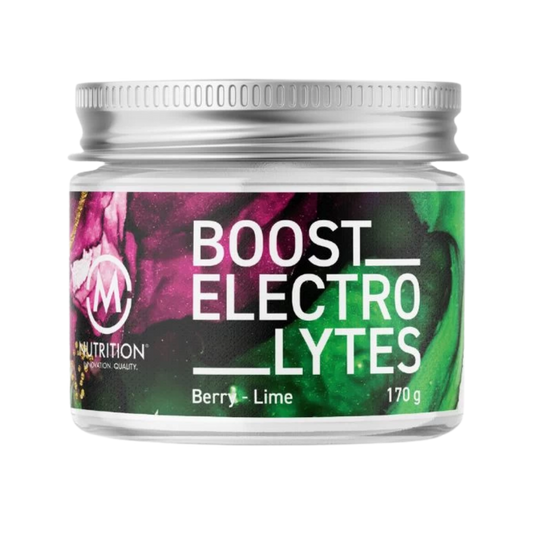 M-Nutrition Boost Electrolytes - 电解质粉 浆果青柠味 170 g｜M-Nutrition Boost Electrolytes - Elektrolyyttijauhe Marja ja Lime 170 g