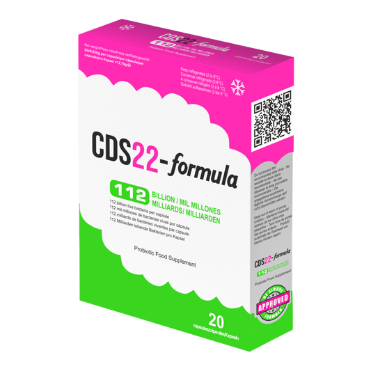 CDS22配方 1120亿 - 乳酸菌 20粒｜CDS22-formula 112 miljardia - Maitohappobakteeri 20 kaps.