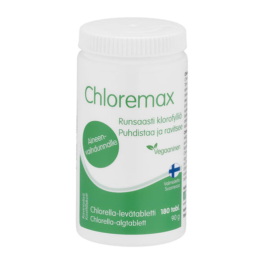 Chloremax - 小球藻片 180片｜Chloremax - Chlorella-levätabletti 180 tabl.