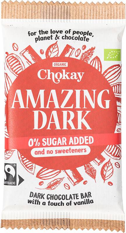 Chokay Amazing 黑巧克力棒 - 无糖54%黑巧克力 70 g