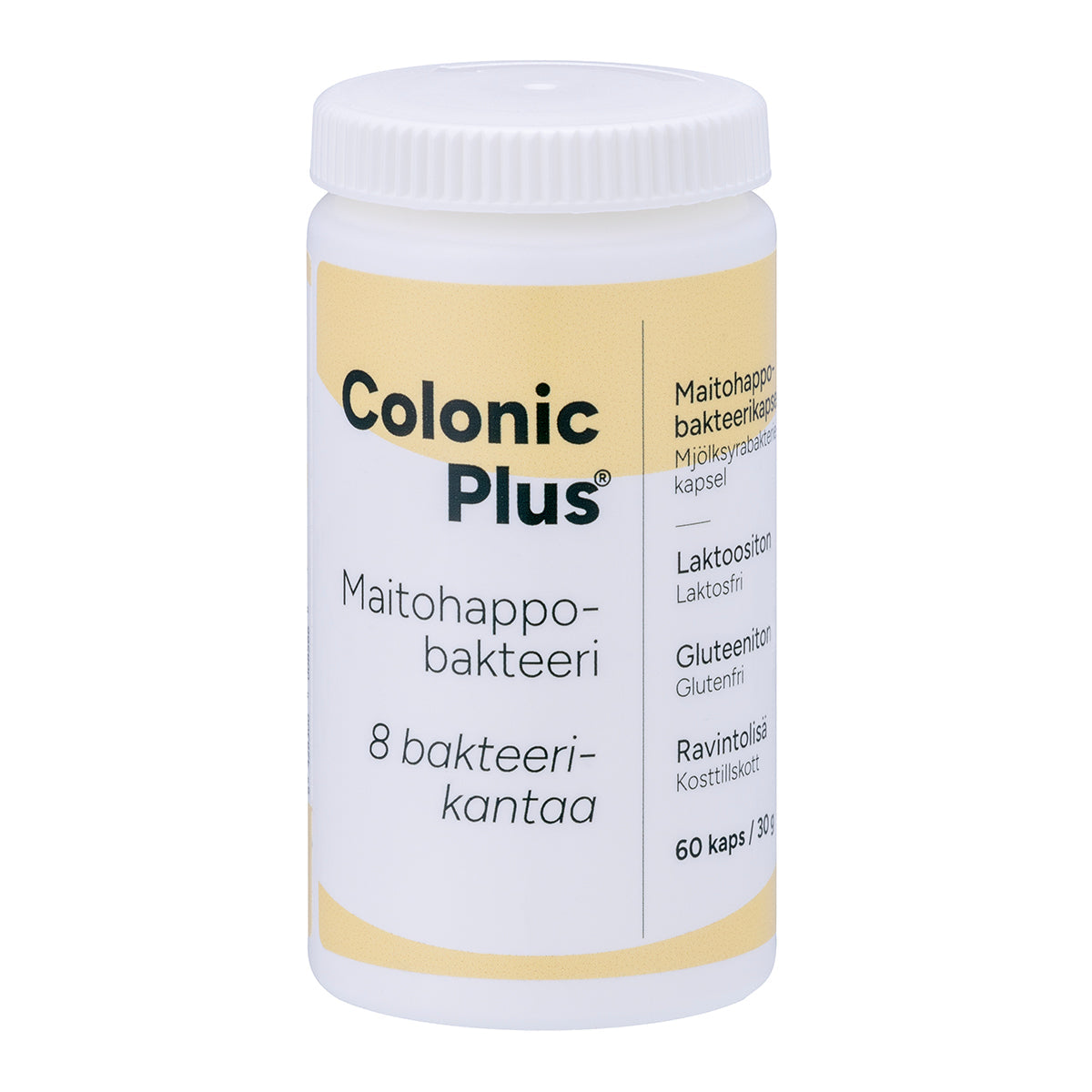 Colonic Plus 乳酸菌 60粒 - 批次｜Colonic Plus Maitohappobakteeri 60 kaps. - erä