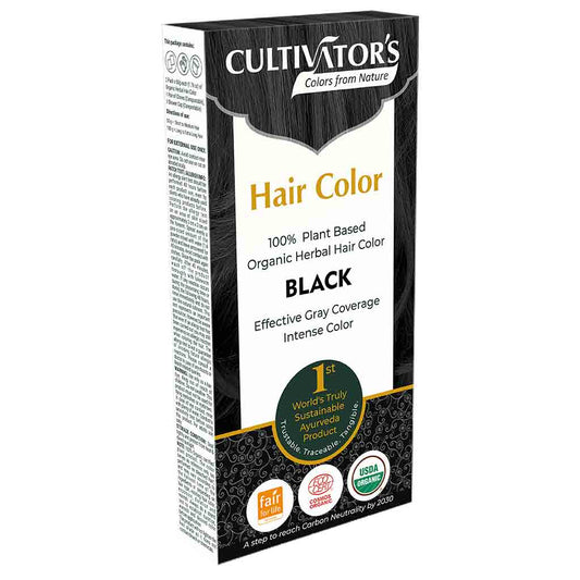 栽培者黑色植物染发剂 100 g｜Cultivators Hair Color Black - Kasvihiusväri 100 g