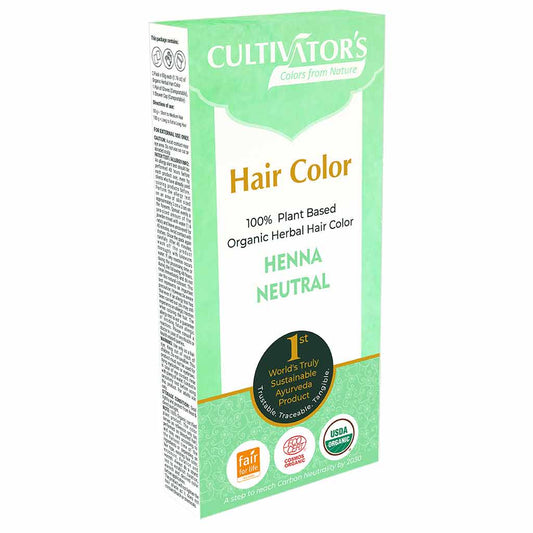 Cultivators Hair Colour Henna Neutral - 植物染发剂 100 g