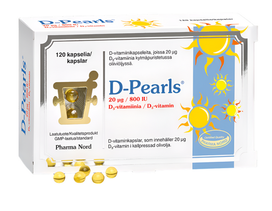 Pharma Nord D-Pearls 维生素D 20微克 120粒