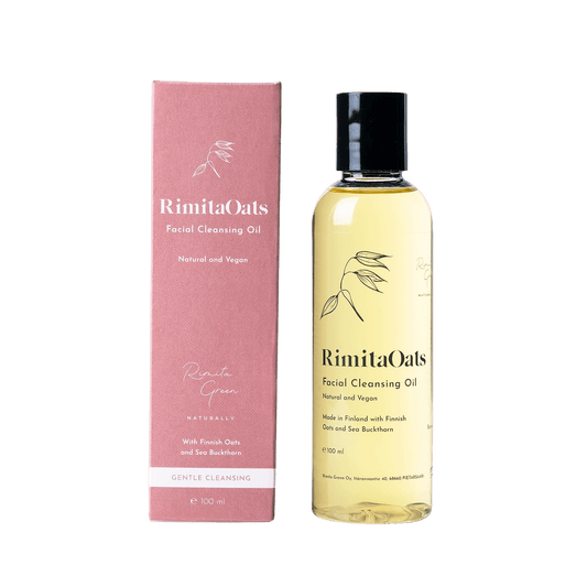 燕麦洁面油 100 ml｜RimitaOats Facial Cleansing Oil - Kasvojen puhdistusöljy 100 ml