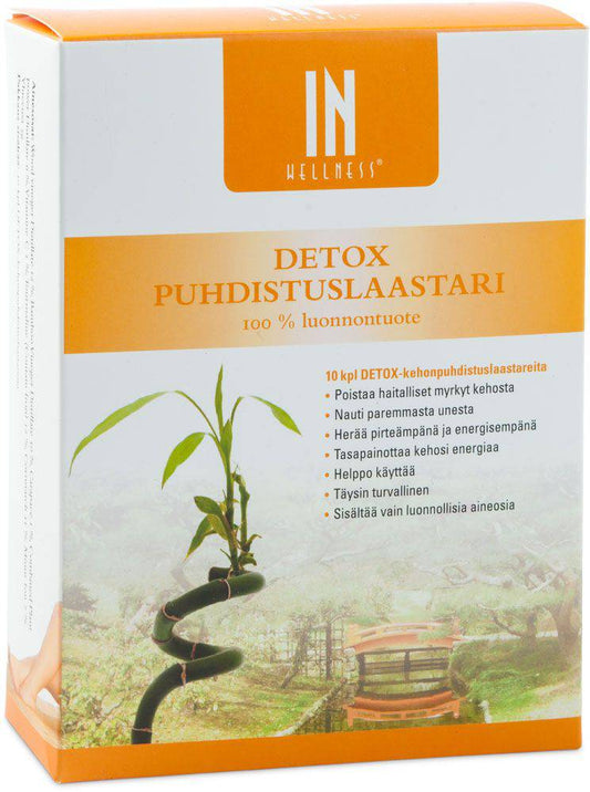 In Wellness 排毒清洁贴 10 kpl｜In Wellness Detox Puhdistuslaastari 10 kpl