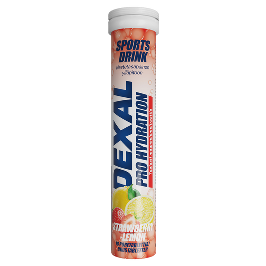 Dexal Pro Hydration 草莓柠檬 - 运动饮料 18 poretablettia