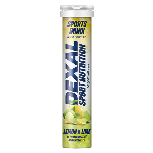 Dexal Sport Nutrition - 镁 + B6 柠檬青柠 14 Poretablettia