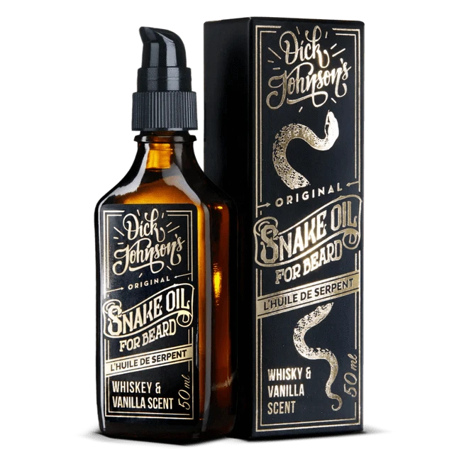 迪克·约翰逊蛇油威士忌香草香型胡须油 50 ml