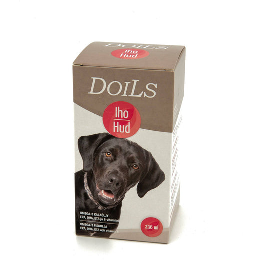 Doils Iho - Omega-3 Kalaöljy Koirille 236 ml｜Doils 皮肤 - 犬用Omega-3鱼油 236 ml