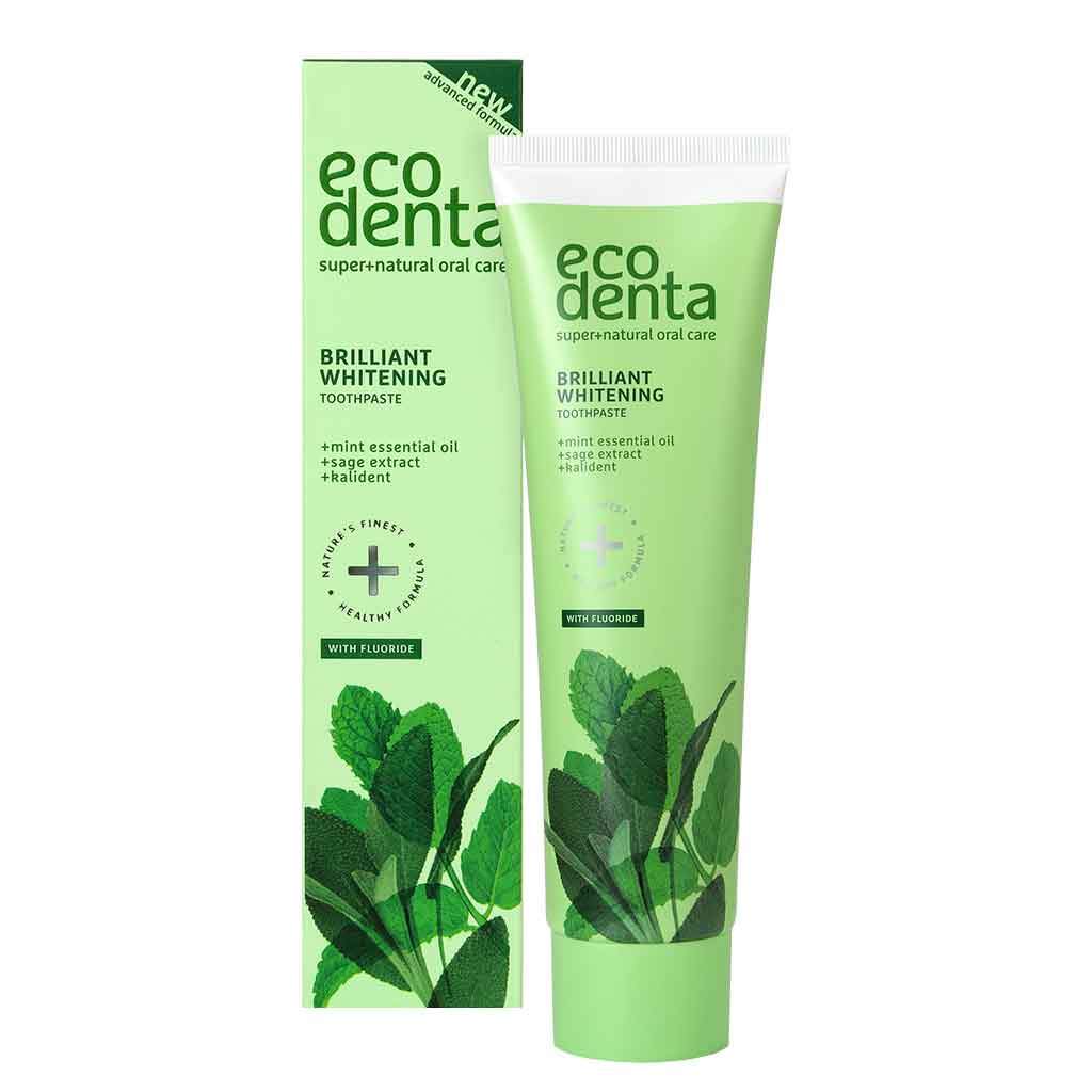 Ecodenta亮白牙膏 - 薄荷味美白牙膏