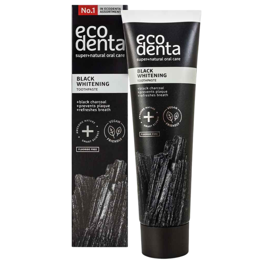 Ecodenta黑色美白 - 美白竹炭牙膏