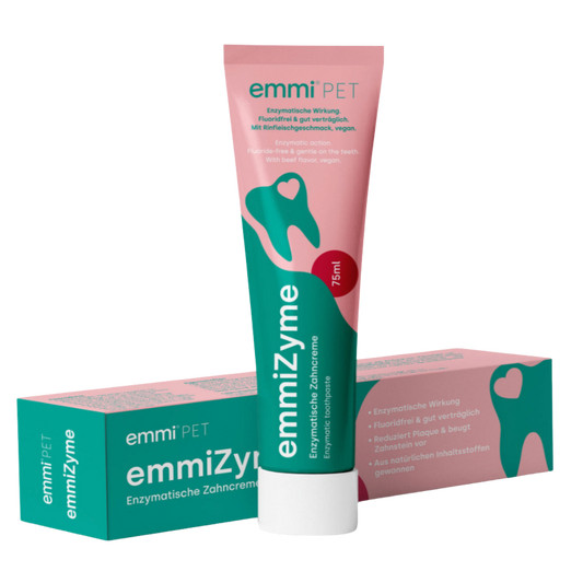 emmi®-pet emmiZyme 宠物清洁洁齿凝胶 75 ml｜emmi®-pet emmiZyme Puhdistava Hammasgeeli lemmikeille 75 ml