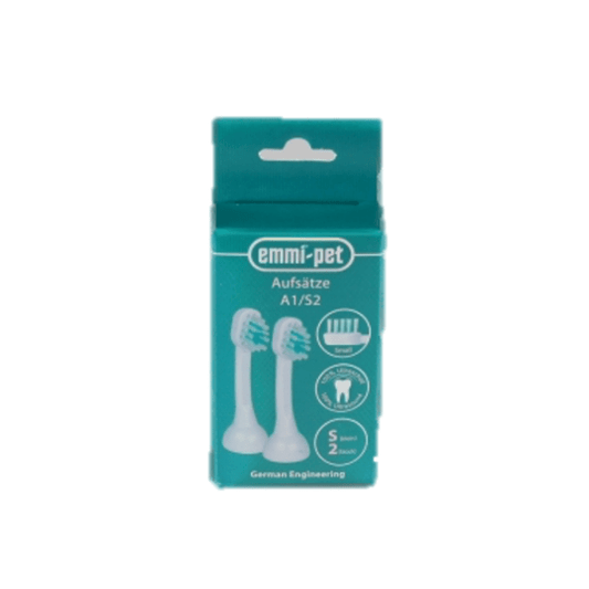 emmi®-pet 小型替换刷头（宠物超声波牙刷用） 2 kpl