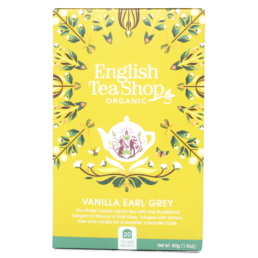 English Tea Shop Vanilla Earl Grey 20 teepussia - erä｜English Tea Shop 香草伯爵红茶20茶包 - 批次