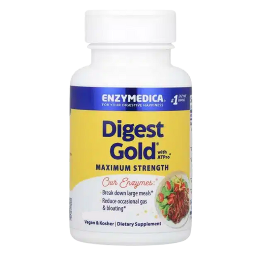 Enzymedica Digest Gold - 消化酶 120粒胶囊｜Enzymedica Digest Gold - Ruoansulatusentsyymi 120 kaps.