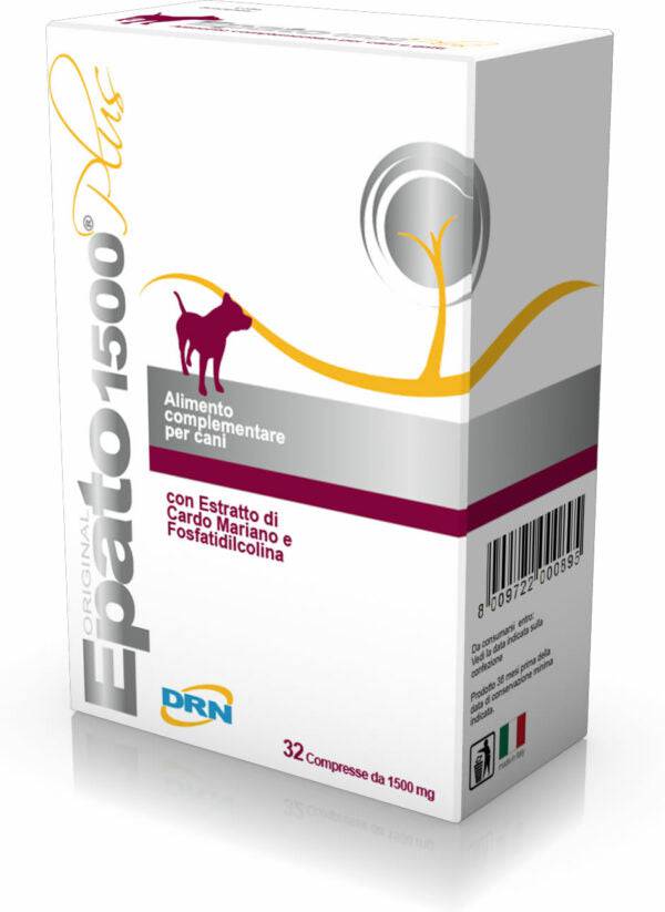 Epato 1500 Plus - Täydennysrehu koirille 32 tabl｜FaunaPharma Epato 1500 Plus - 犬用营养补充剂 32 tabl