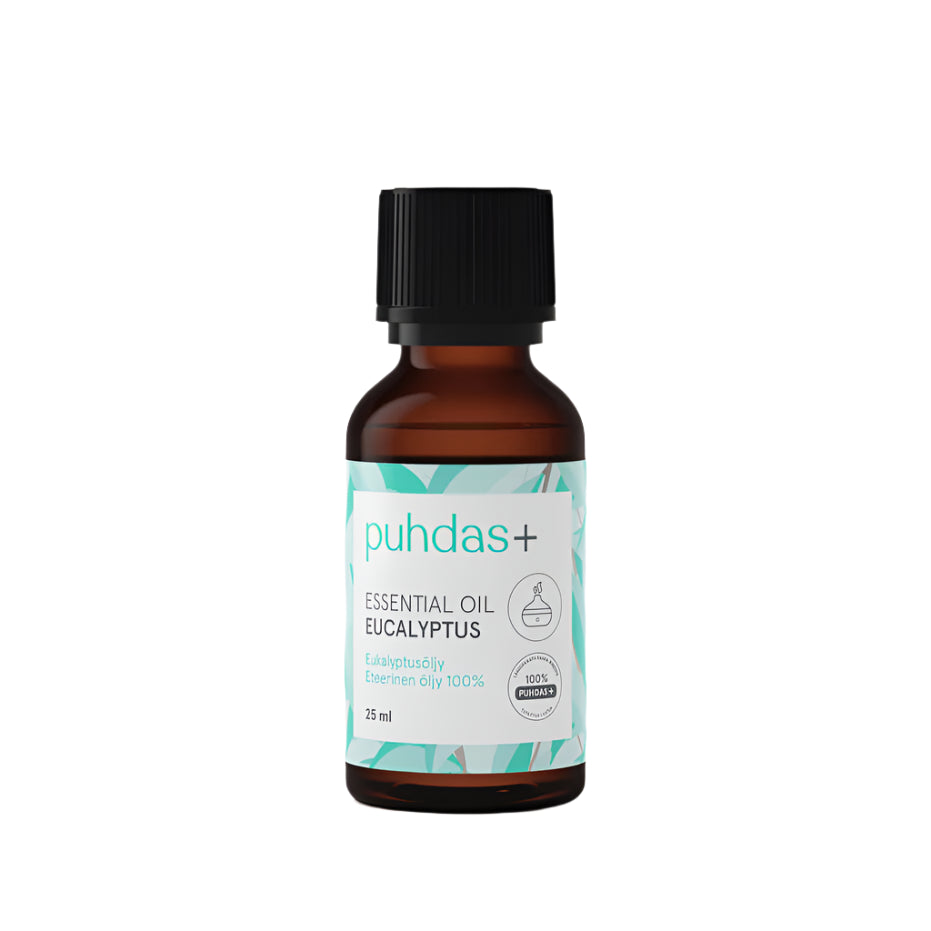 Puhdas+ Essential Oil Eucalyptus - Eukalyptusöljy 25 ml｜Puhdas+ 桉树精油 25 ml