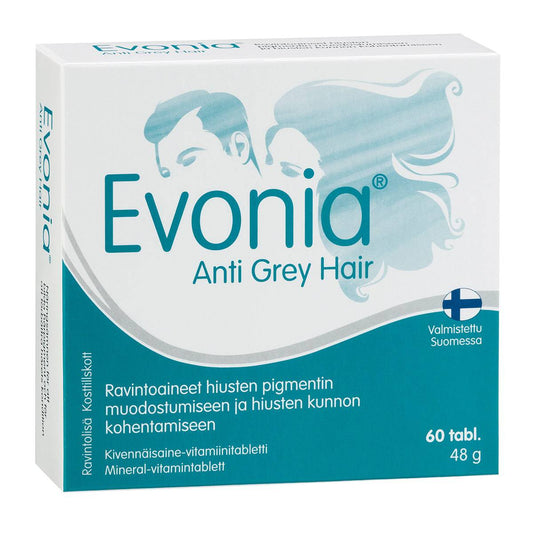 Evonia 抗白发片 60片｜Evonia Anti Grey Hair 60 tabl.