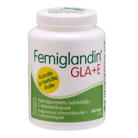 Hankintatukku Femiglandin GLA+E - 月见草油维生素E胶囊 168粒