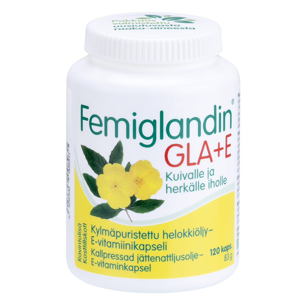 Hankintatukku FemiglandinGLAE月见草油胶囊120粒