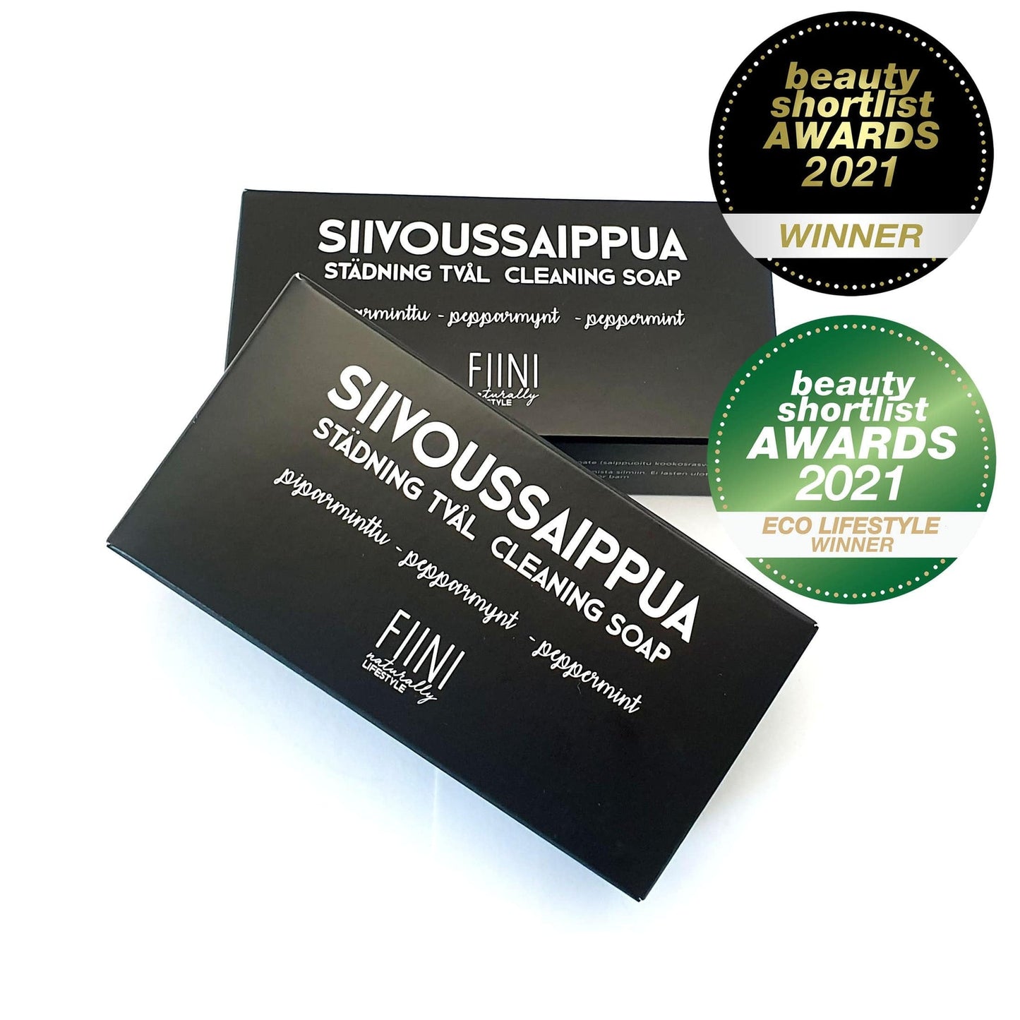 Fiini Naturally Siivoussaippua Piparminttu 130 g｜Fiini Naturally 薄荷清洁皂 130 g