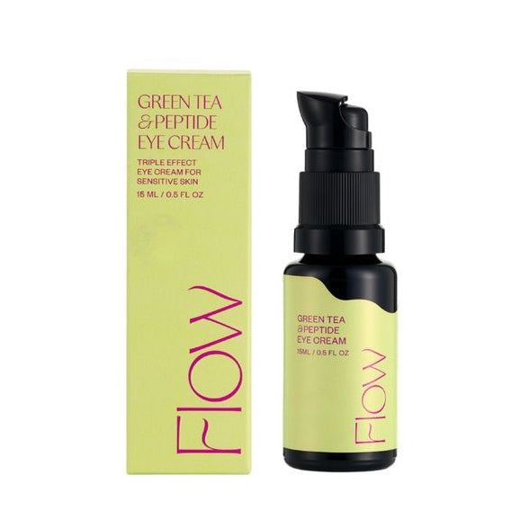 Flow Green Tea & Peptide Eye Cream - Silmänympärysvoide 15 ml｜Flow Cosmetics Flow 绿茶胜肽眼霜 - 眼霜 15 ml