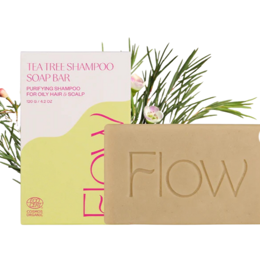 茶树洗发皂 120 g｜Flow Tea Tree shampoo Soap Bar - teepuu shampoopala 120 g