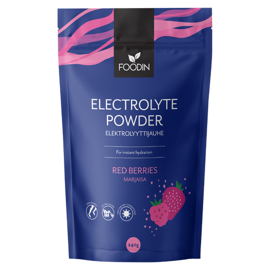 Foodin 电解质粉 浆果味 240 g｜Foodin Elektrolyyttijauhe Marjaisa 240 g