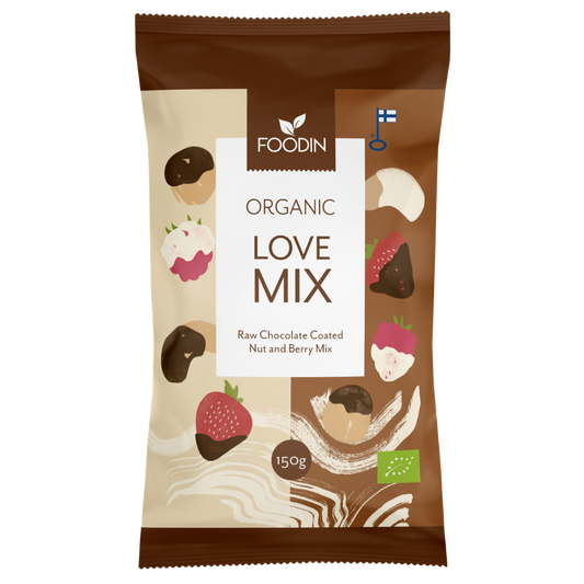 爱之混合生巧克力组合 150 g｜Foodin Love-Mix Raakasuklaasekoitus 150 g