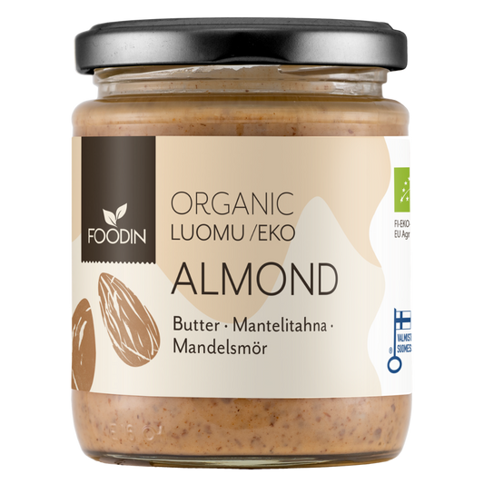 Foodin 有机杏仁酱 250 g｜Foodin Luomu Mantelitahna 250 g