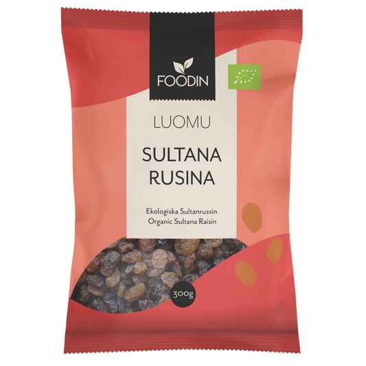 Foodin 有机苏丹娜葡萄干 300 g｜Foodin Luomu Sultana Rusina 300 g