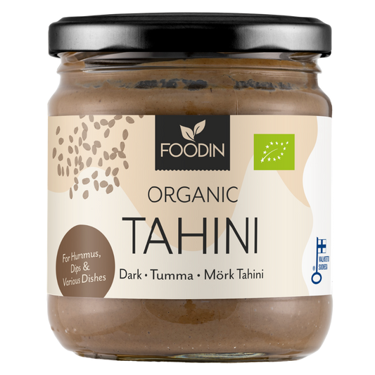 Foodin深色芝麻酱有机 400 g｜Foodin Tumma Tahini  Luomu 400 g