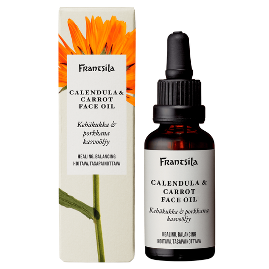 金盏花胡萝卜面部精华油 30 ml｜Frantsila Kehäkukka & Porkkana Kasvoöljy 30 ml