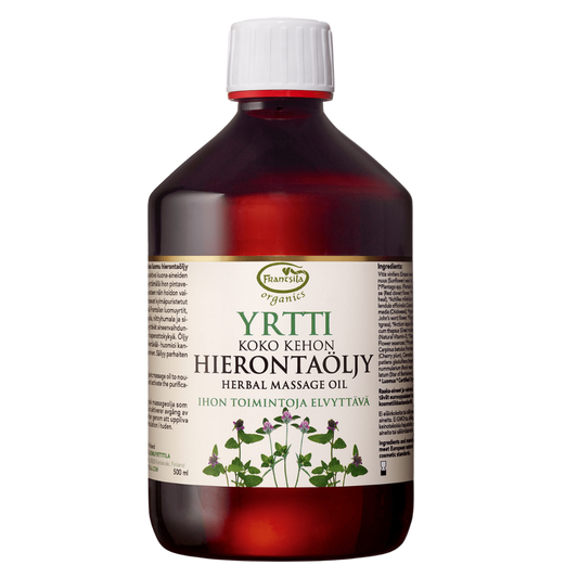 Frantsila 草本全身按摩油 500 ml｜Frantsila Yrtti Koko Kehon hierontaöljy 500 ml