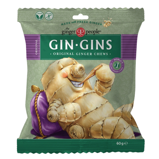 The Ginger People Gin Gins 原味姜糖 60克 - 批次