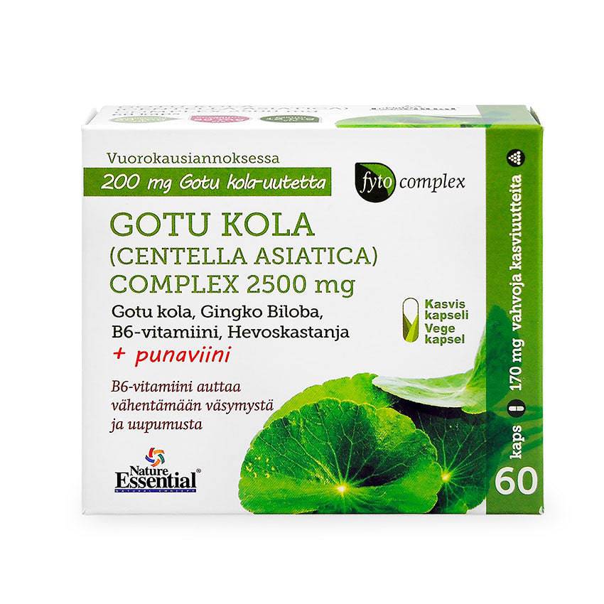 Fytocomplex Gotu Kola 60 kaps.｜Nature Essential 积雪草复合胶囊