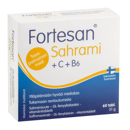 Fortesan 藏红花+C+B6 60片｜Fortesan Sahrami + C+ B6 60 tabl.